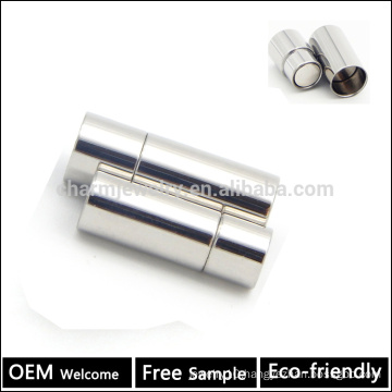 BX013 Wholesale 304 Stainless steel magnetic clasp for rope bracelets jewelry Findings free sample